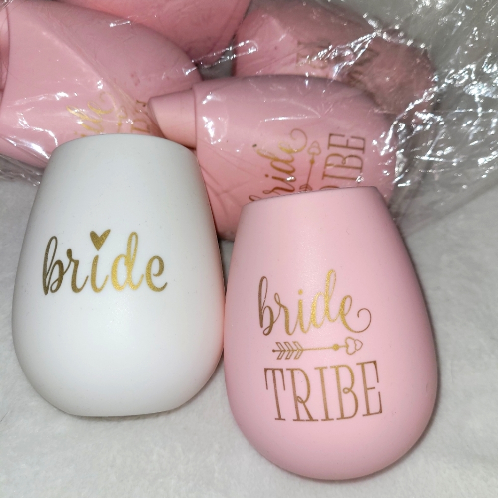 Silicon Bride Tribe Wine Goblets